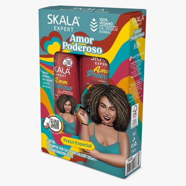 PACK SHAMPOO ACONDICIONADOR SKALA EXPERT POTAO AMOR