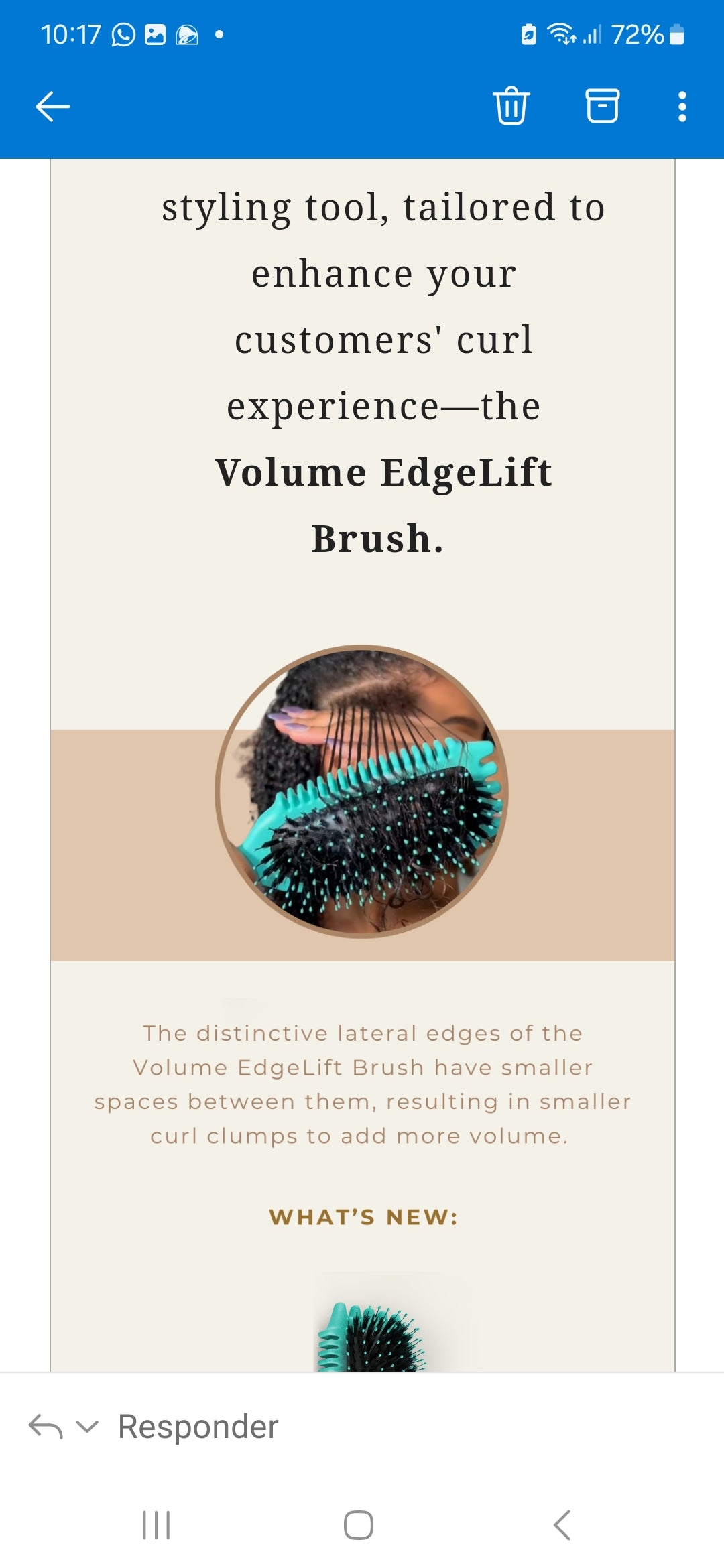 Cepillo Volume EdgeLift Bounce Curl