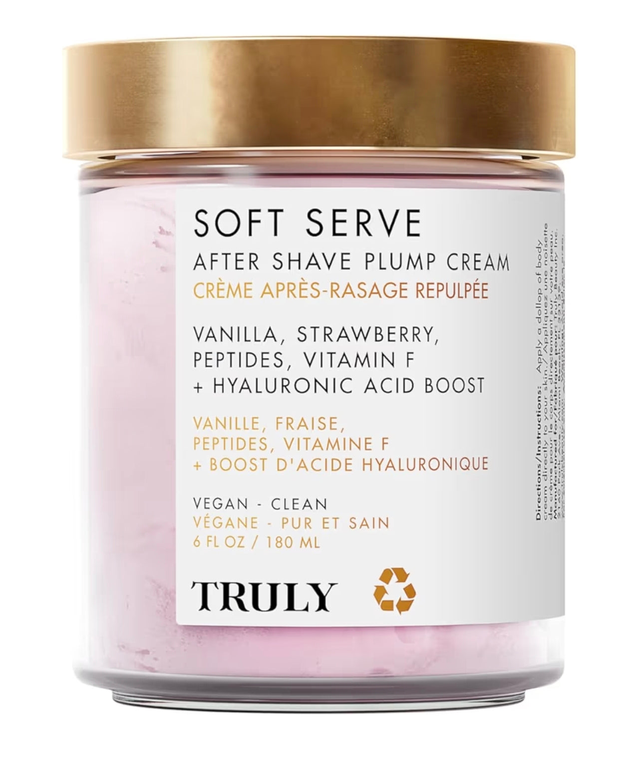 After shave Pump Cream Soft Serve Truly