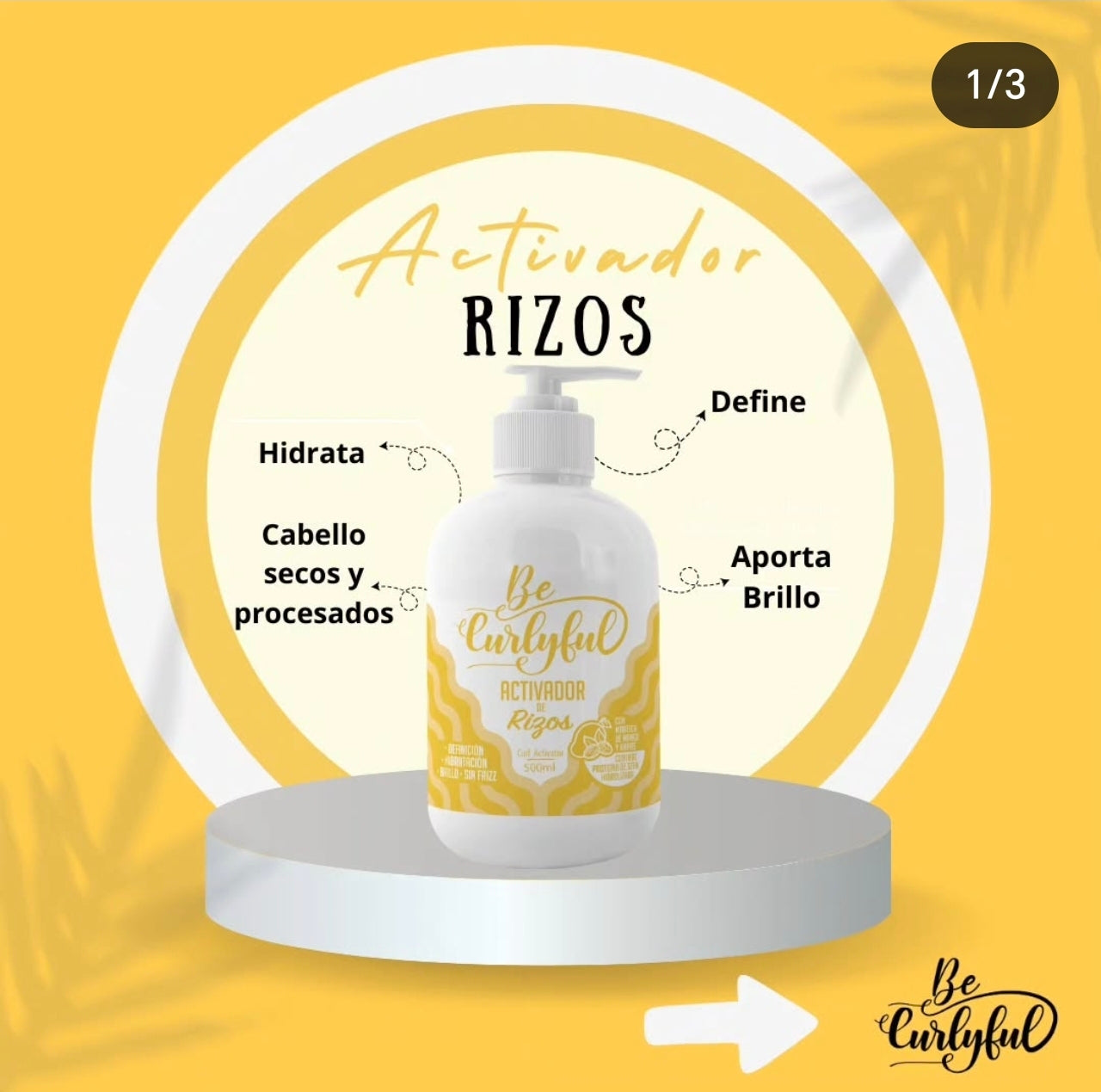 Activador de Rizos Be Curlyful