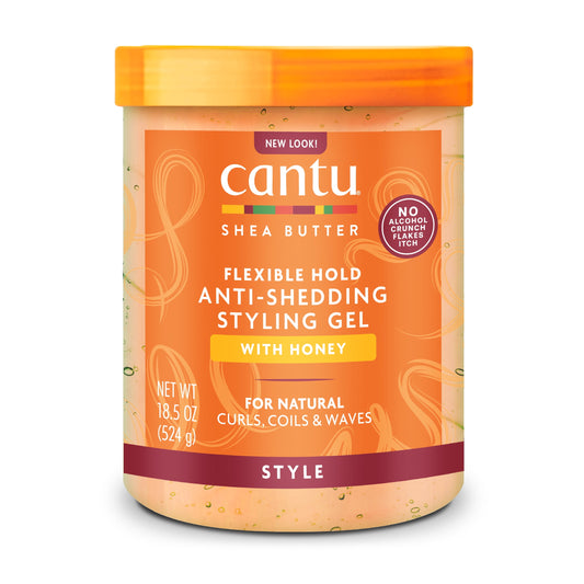 Gel de estilo Cantu Honey para rizos hidratados y seguros | 18,5 fl oz