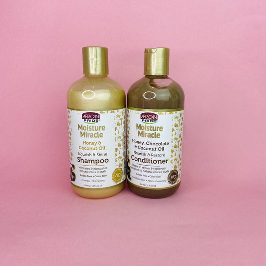 *PACK AFRICAN PRIDE SHAMPOO 250ML Y ACONDICIONADOR 250ML