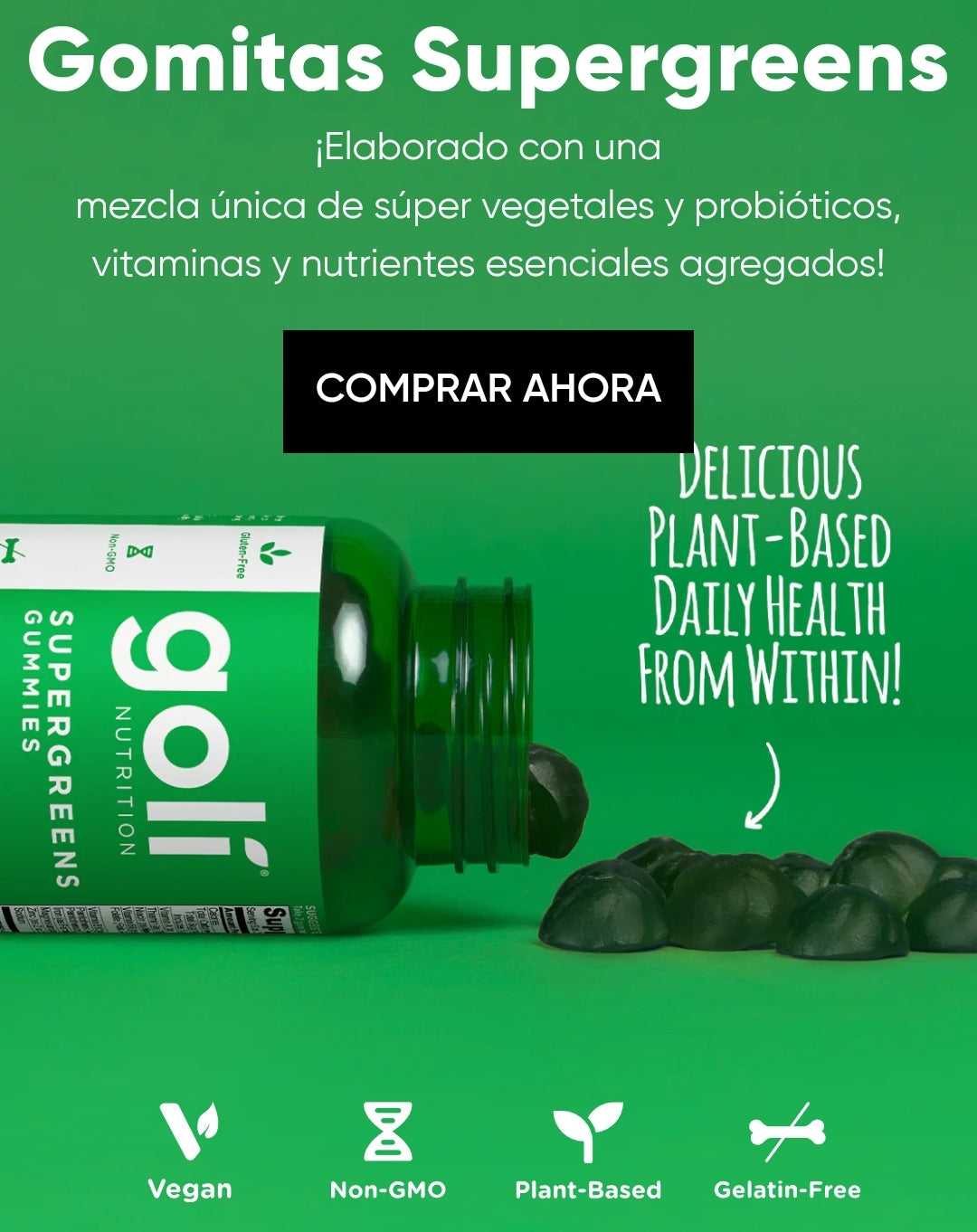Gomitas Golí supergreens