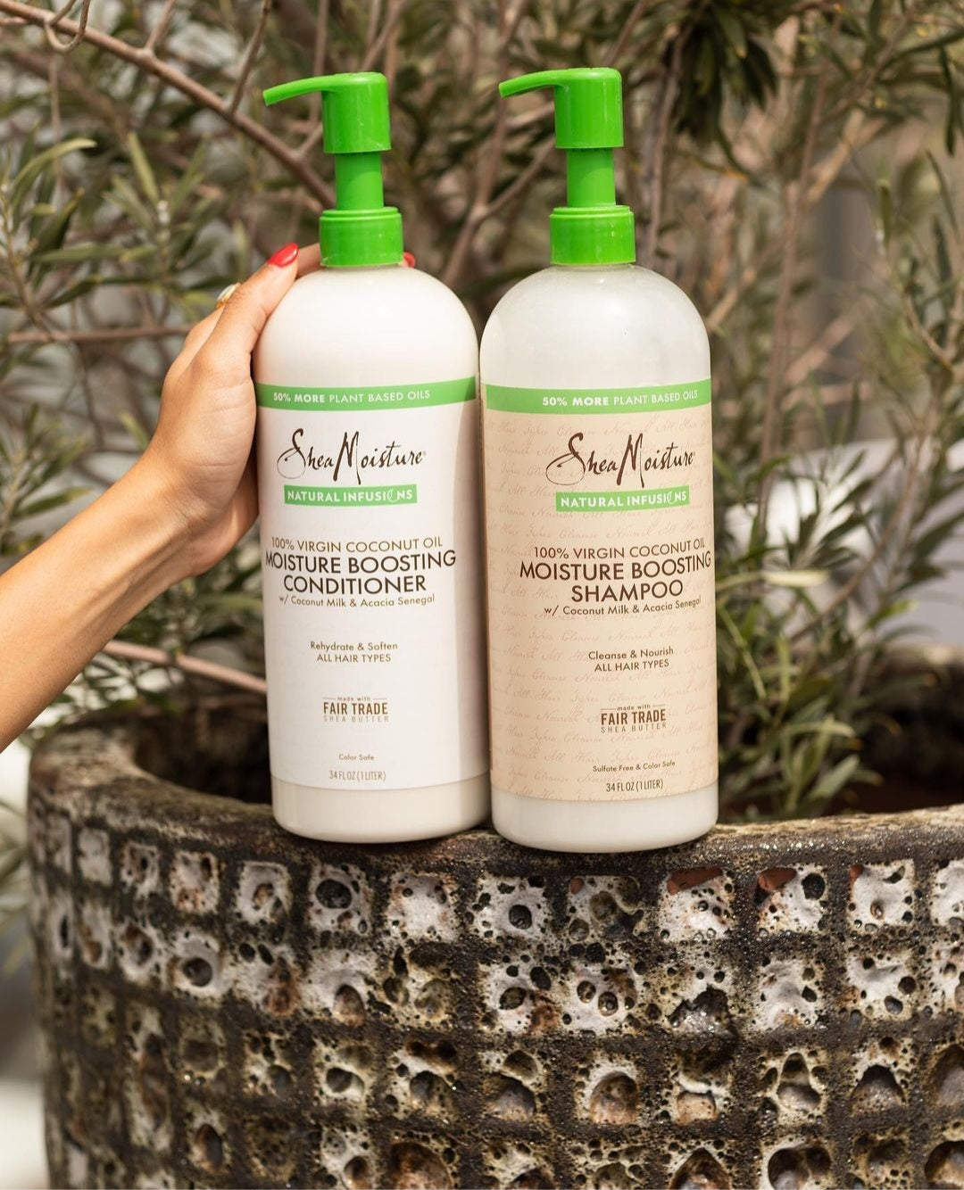 *Champú/acondicionador hidratante Coco SheaMoisture 1 litro