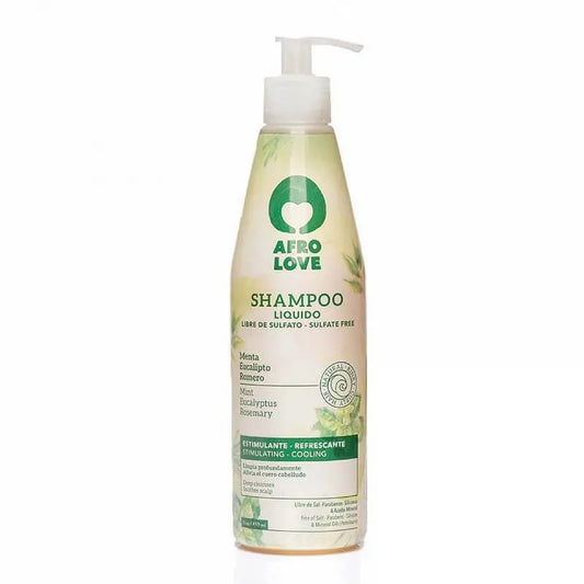 CHAMPÚ LIQUIDO LIBRE DE SULFATOS AFRO LOVE