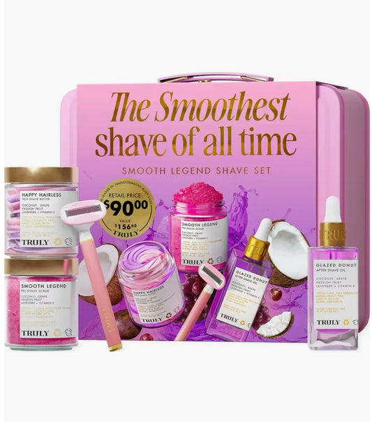 ***Kit Smooth Legend Shave Set Truly Beauty ***detalle en el neceser metálico***