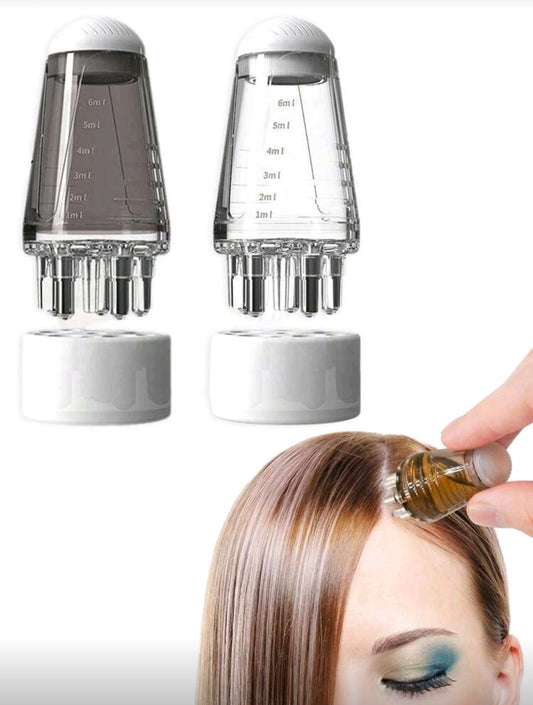 Aplicador aceite cuero cabelludo