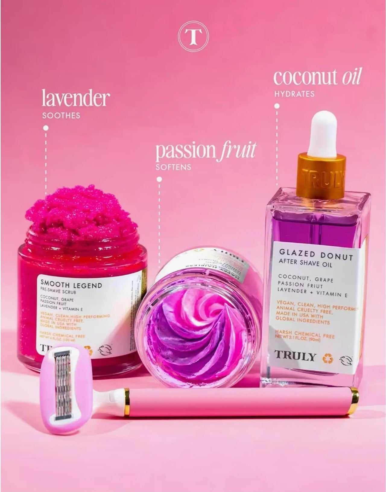 ***Kit Smooth Legend Shave Set Truly Beauty ***detalle en el neceser metálico***