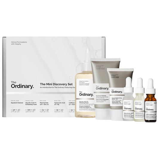 El mini set de descubrimiento. THE ORDINARY