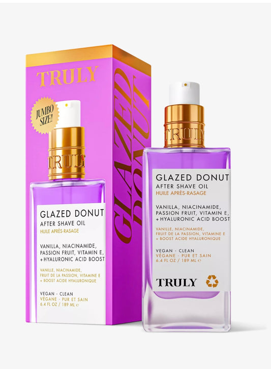 Truly Jumbo After Shave Oil Glazed Donut Truly - Aceite de lujo para después del afeitado