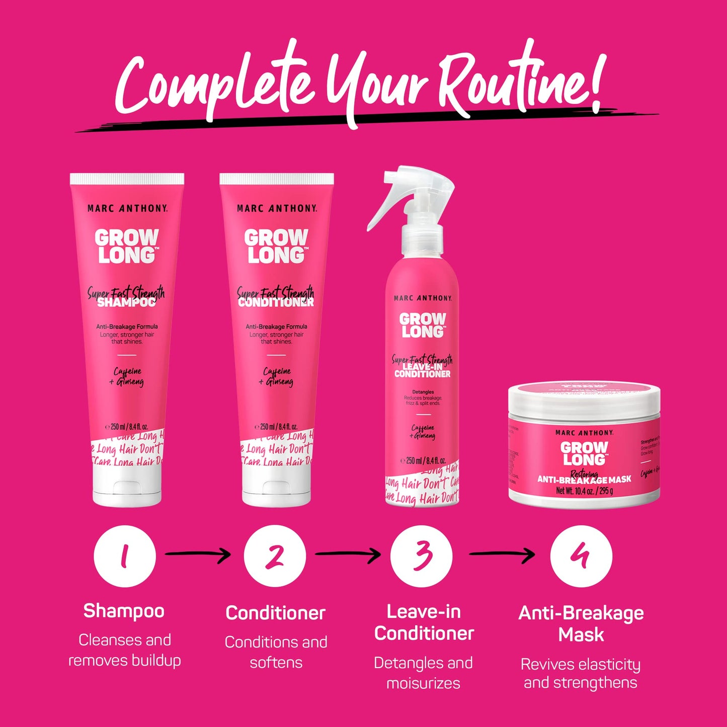 LEAVE IN CONDITIONER/ GROW LONG/ MARC ANTHONY