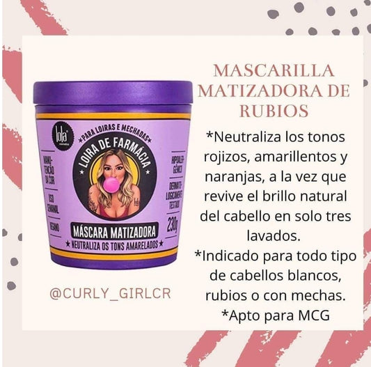 Mascarilla matizadora Lola